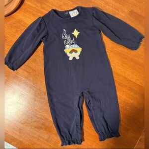 Three Sisters O Holy Night Baby Girl Romper